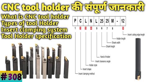 cnc turning tool holder specification